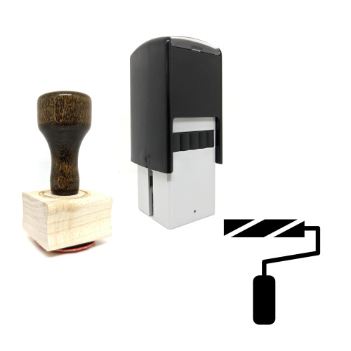 "Decoration" rubber stamp with 3 sample imprints of the image