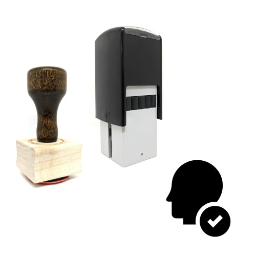 "Accept User" rubber stamp with 3 sample imprints of the image