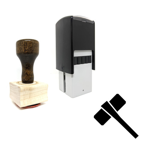 "War Hammer" rubber stamp with 3 sample imprints of the image