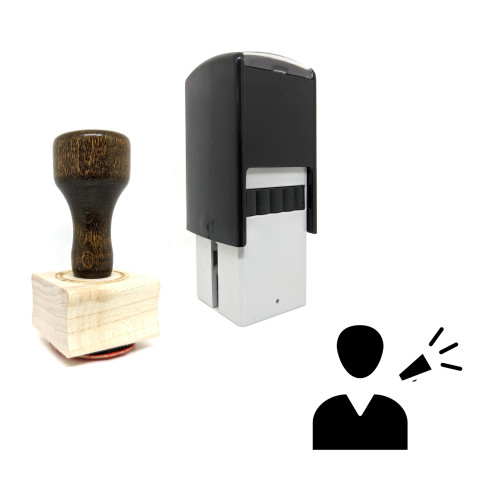 "Marketing Concept" rubber stamp with 3 sample imprints of the image