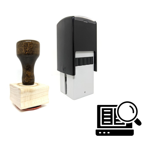 "Search Engine Optimization" rubber stamp with 3 sample imprints of the image