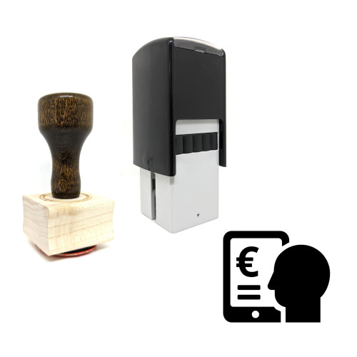 "Online Banking" rubber stamp with 3 sample imprints of the image