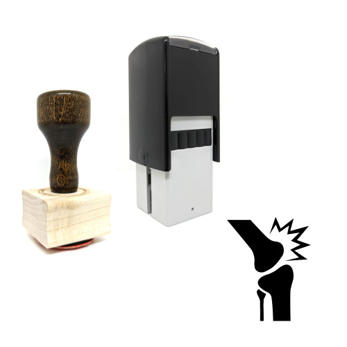 "Joint Pain" rubber stamp with 3 sample imprints of the image