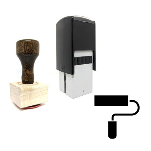 "Paint" rubber stamp with 3 sample imprints of the image "Paint" rubber stamp with 3 sample imprints of the image