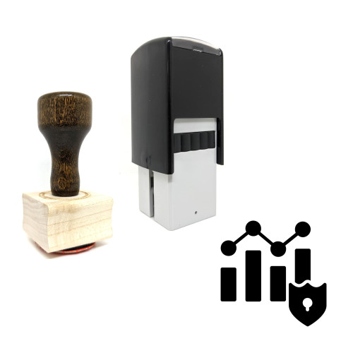 "Secure Report" rubber stamp with 3 sample imprints of the image