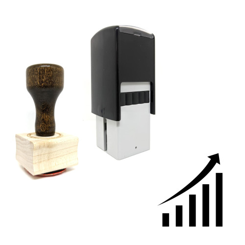"Growth" rubber stamp with 3 sample imprints of the image