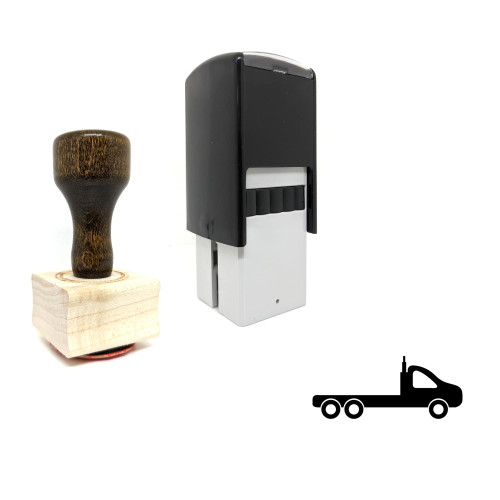 "Truck" rubber stamp with 3 sample imprints of the image