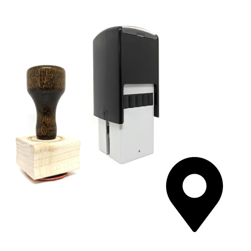 "Place" rubber stamp with 3 sample imprints of the image