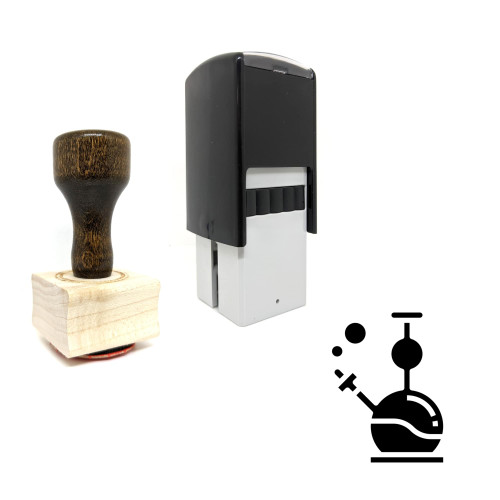 "Cannabis Oil" rubber stamp with 3 sample imprints of the image