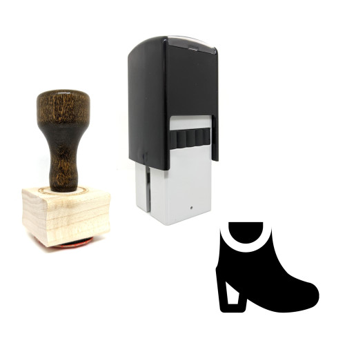 "Boots" rubber stamp with 3 sample imprints of the image "Boots" rubber stamp with 3 sample imprints of the image