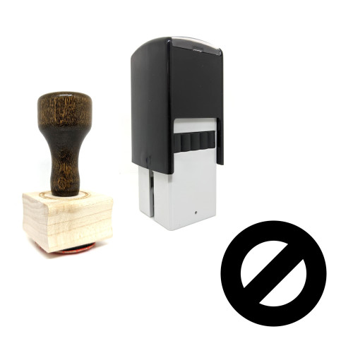 "Stop" rubber stamp with 3 sample imprints of the image