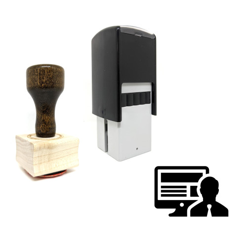 "Business Account" rubber stamp with 3 sample imprints of the image