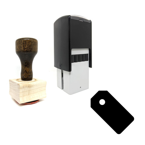 "Price Tag" rubber stamp with 3 sample imprints of the image