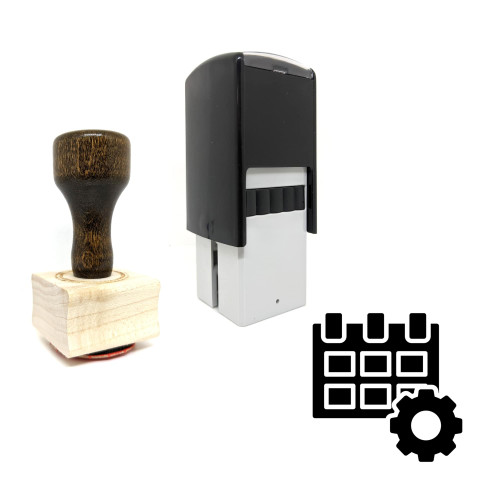 "Event Processing" rubber stamp with 3 sample imprints of the image