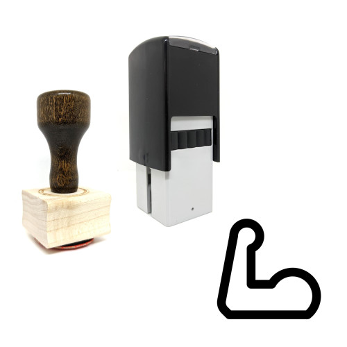 "Buff" rubber stamp with 3 sample imprints of the image "Buff" rubber stamp with 3 sample imprints of the image