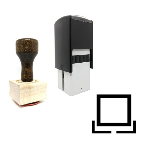 "Expand" rubber stamp with 3 sample imprints of the image