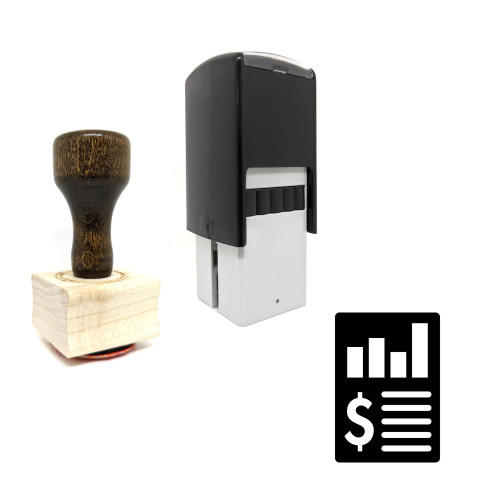 "Budgeting" rubber stamp with 3 sample imprints of the image