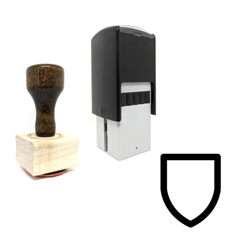 "Protect" rubber stamp with 3 sample imprints of the image