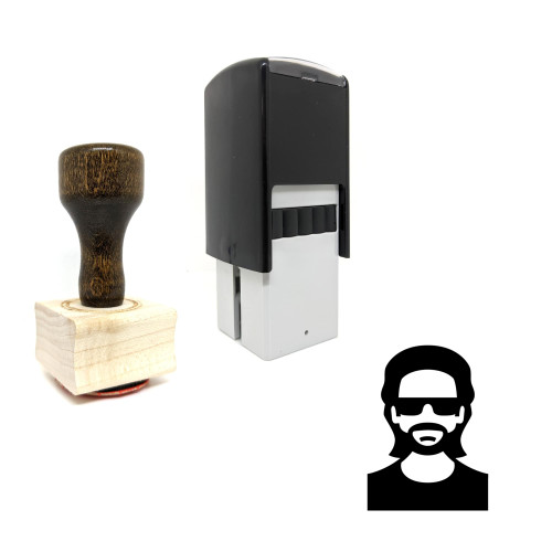 "Bono" rubber stamp with 3 sample imprints of the image