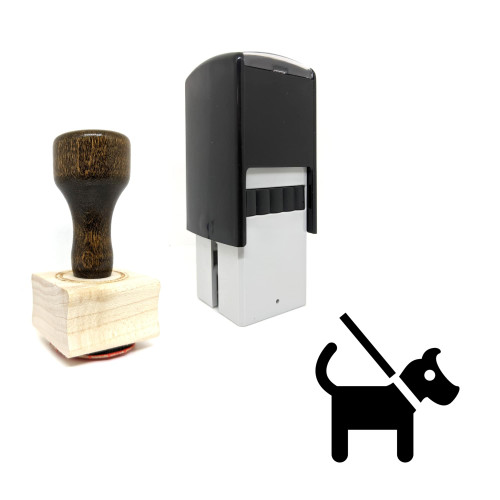 "Pet Dog" rubber stamp with 3 sample imprints of the image