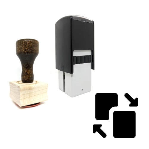 "Data Share" rubber stamp with 3 sample imprints of the image