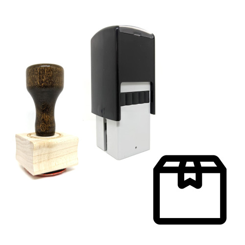"Products" rubber stamp with 3 sample imprints of the image