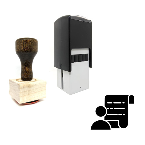 "Customer" rubber stamp with 3 sample imprints of the image