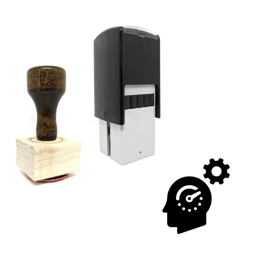 "Productivity" rubber stamp with 3 sample imprints of the image