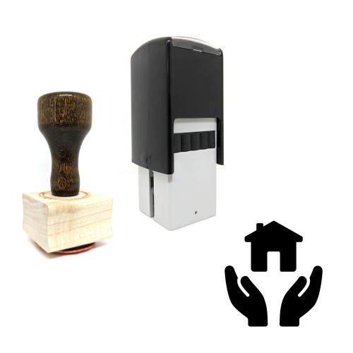 "Mortgage" rubber stamp with 3 sample imprints of the image