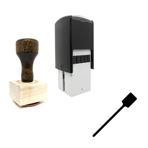 "Stirrer" rubber stamp with 3 sample imprints of the image