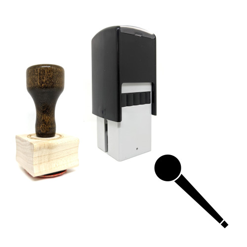 "Scepter" rubber stamp with 3 sample imprints of the image