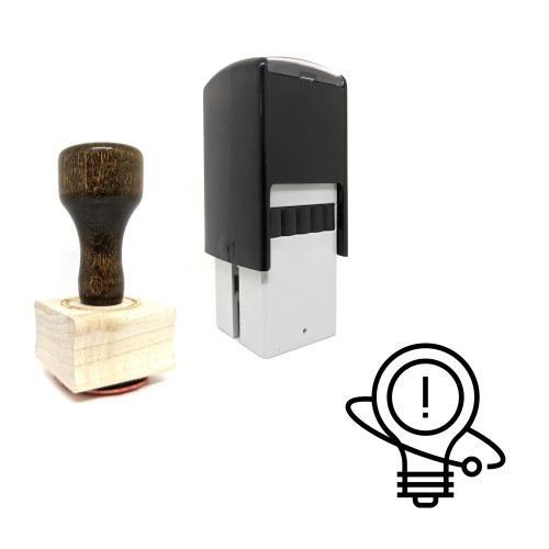 "Smart Idea" rubber stamp with 3 sample imprints of the image