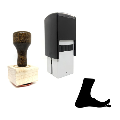 "Ankle Joint" rubber stamp with 3 sample imprints of the image