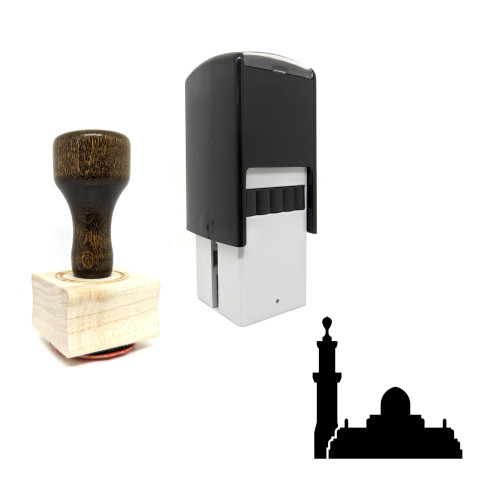 "Islamic Pattern" rubber stamp with 3 sample imprints of the image