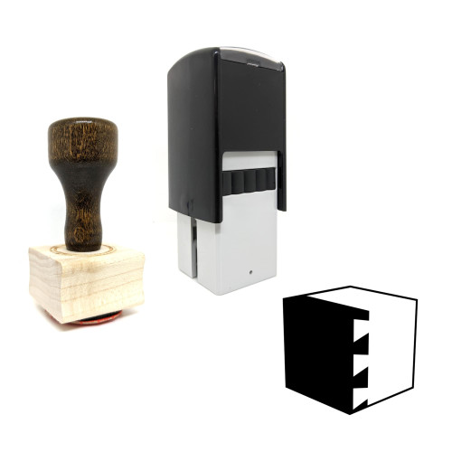 "Dovetail Joint" rubber stamp with 3 sample imprints of the image