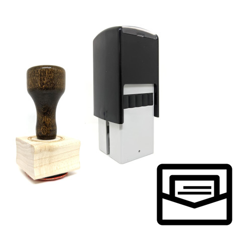 "Subscription" rubber stamp with 3 sample imprints of the image