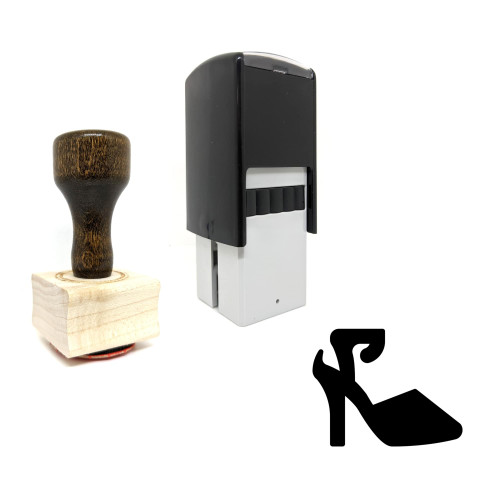 "Dress Shoes" rubber stamp with 3 sample imprints of the image