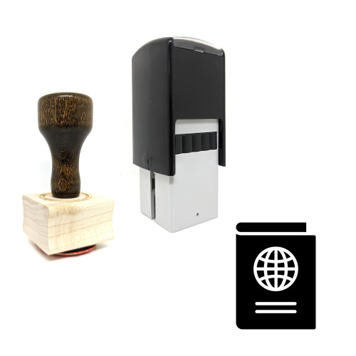 "Passport" rubber stamp with 3 sample imprints of the image