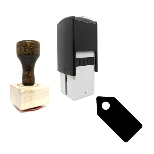 "Price Tag" rubber stamp with 3 sample imprints of the image