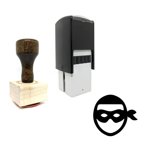 "Thief" rubber stamp with 3 sample imprints of the image