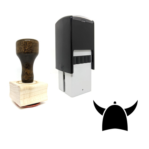 "Headpieces" rubber stamp with 3 sample imprints of the image