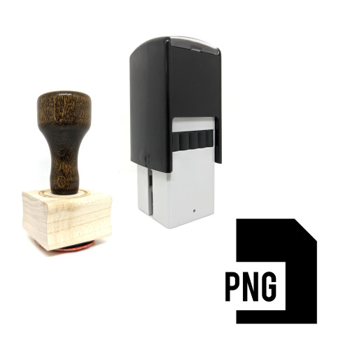 "PNG File" rubber stamp with 3 sample imprints of the image "PNG File" rubber stamp with 3 sample imprints of the image