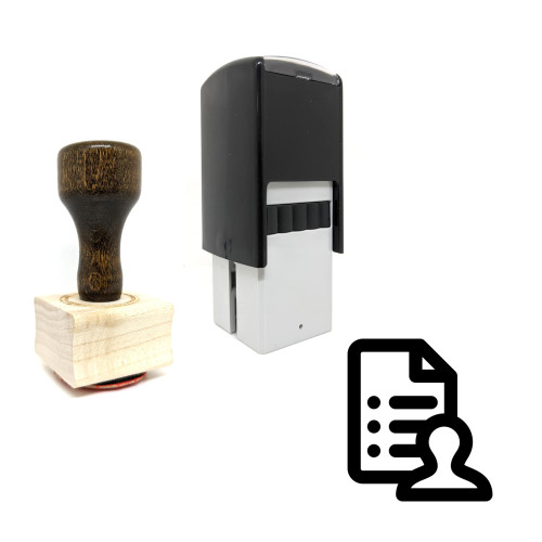 "User Profile" rubber stamp with 3 sample imprints of the image