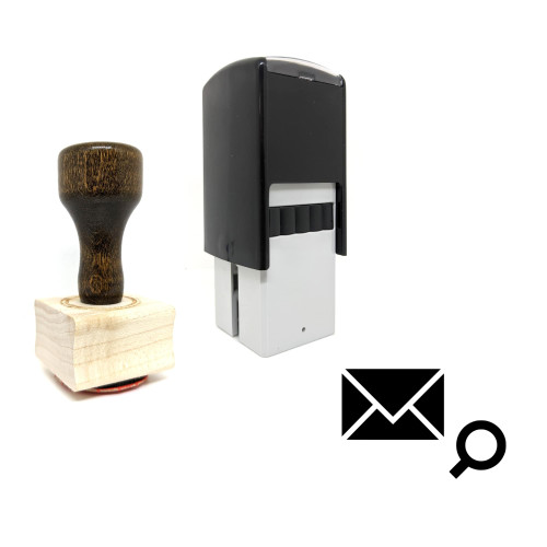 "Email Search" rubber stamp with 3 sample imprints of the image