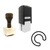 "Preloader" rubber stamp with 3 sample imprints of the image