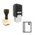 "Book" rubber stamp with 3 sample imprints of the image "Book" rubber stamp with 3 sample imprints of the image