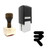 "Rupee Symbol" rubber stamp with 3 sample imprints of the image