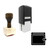 "Wallet" rubber stamp with 3 sample imprints of the image