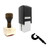 "Micrometer" rubber stamp with 3 sample imprints of the image "Micrometer" rubber stamp with 3 sample imprints of the image