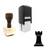 "Rook" rubber stamp with 3 sample imprints of the image "Rook" rubber stamp with 3 sample imprints of the image